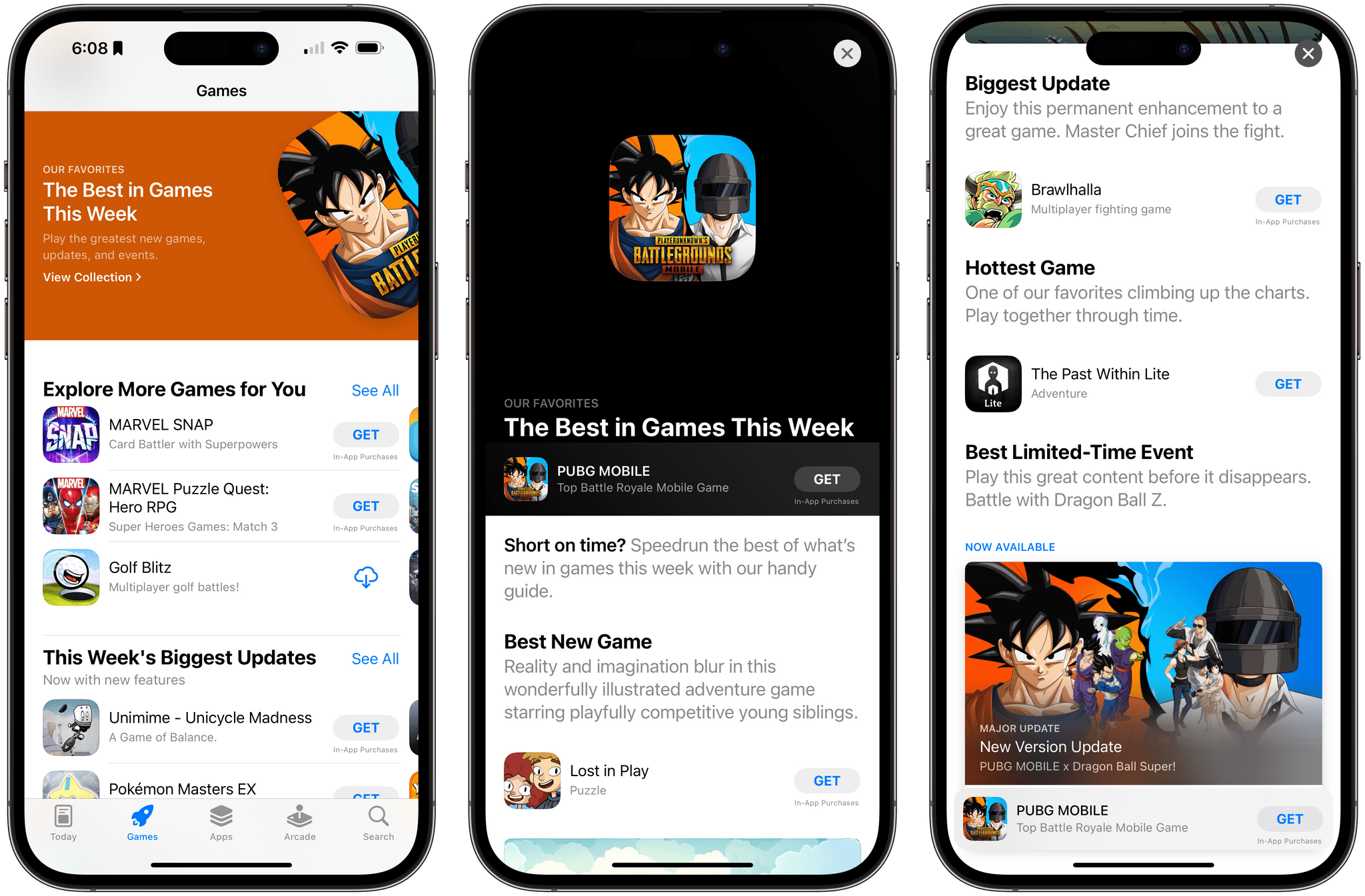 The App Store's New Apps and Games of the Week Collections